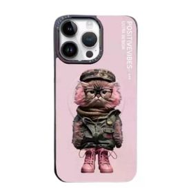 Fuchsia İphone 14 Pro İle Uyumlu Fun Pembe Kablosuz Şarj Özellikli Kapak