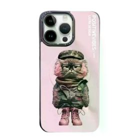 Fuchsia İphone 14 Pro İle Uyumlu Fun Pembe Kablosuz Şarj Özellikli Kapak