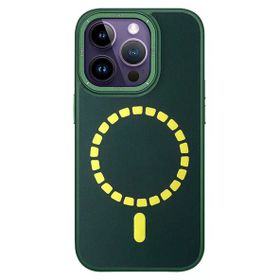 Fuchsia İphone 14 Pro İle Uyumlu Hbc-156 Forum Magneticsafe Kapak - Koyu Yeşil Kılıf