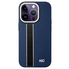 Fuchsia İphone 14 Pro İle Uyumlu Hbc-163 Times Kapak Lacivert Kılıf