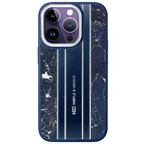 Fuchsia İphone 14 Pro İle Uyumlu Hbc-188 Astra Lacivert Kılıf