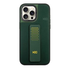 Fuchsia İphone 14 Pro İle Uyumlu Hbc-239 Colombo Koyu Yeşil Standlı Kapak