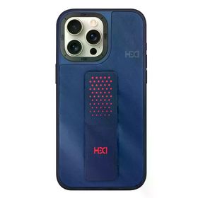 Fuchsia İphone 14 Pro İle Uyumlu Hbc-239 Colombo Lacivert Standlı Kapak