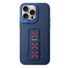 Fuchsia İphone 14 Pro İle Uyumlu Hbc-248 Lima Lacivert Standlı Kapak