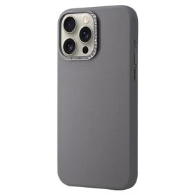 Fuchsia İphone 14 Pro İle Uyumlu Hbc-255 Viyana Titan Gri Kapak