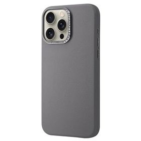 Fuchsia İphone 14 Pro İle Uyumlu Hbc-255 Viyana Titan Gri Kapak