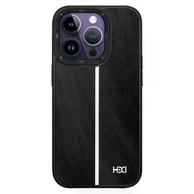 Fuchsia İphone 14 Pro İle Uyumlu Kılıf Hbc-155 Lizbon Siyah Kapak