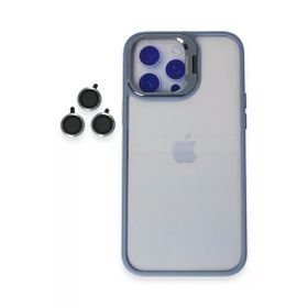 Fuchsia İphone 14 Pro İle Uyumlu Roblox Lens Standlı Sierra Blue Kılıf
