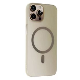 Fuchsia İphone 14 Pro İle Uyumlu Tuna Pc Slim Titan Gri Kablosuz Şarj Özellikli Kapak
