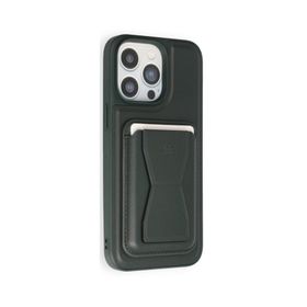 Fuchsia iPhone 14 Pro Kılıf HD Deri Luxury Magnet Kartvizitli Kapak