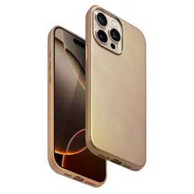 Fuchsia İphone 14 Pro Max İle Uyumlu Hbc-242 Dividing Çöl Titanyum Kablosuz Şarj Özellikli Kapak