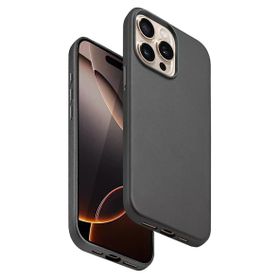 Fuchsia İphone 14 Pro Max İle Uyumlu Hbc-242 Dividing Titan Gri Kablosuz Şarj Özellikli Kapak
