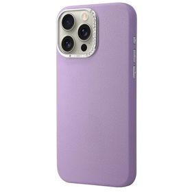 Fuchsia İphone 14 Pro Max İle Uyumlu Hbc-255 Viyana Mor Kapak