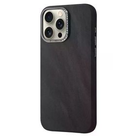 Fuchsia İphone 14 Pro Max İle Uyumlu Hbc-255 Viyana Siyah Kapak