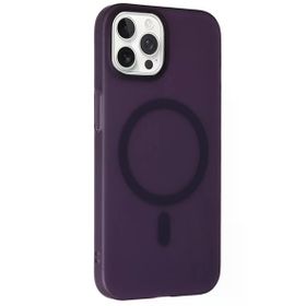 Fuchsia İphone 14 Pro Max İle Uyumlu Tuna Pc Slim Derin Mor Kablosuz Şarj Özellikli Kapak