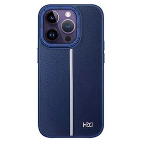 Fuchsia İphone 14 Pro Max Uyumlu Hbc-155 Lizbon Lacivert Kılıf