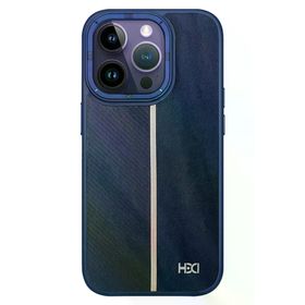 Fuchsia İphone 14 Pro Max Uyumlu Hbc-155 Lizbon Lacivert Kılıf