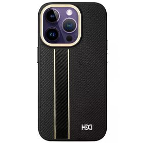 Fuchsia İphone 14 Pro Max Uyumlu Hbc-163 Times Siyah Kılıf