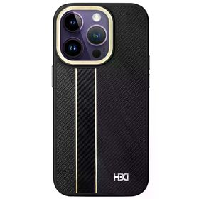 Fuchsia İphone 14 Pro Max Uyumlu Hbc-163 Times Siyah Kılıf