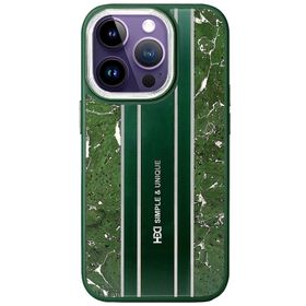Fuchsia İphone 14 Pro Max Uyumlu Hbc-188 Astra Koyu Yeşil Kılıf