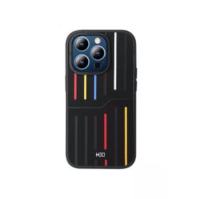 Fuchsia İphone 14 Pro Max Uyumlu Hbc-221 Roma Siyah Kılıf