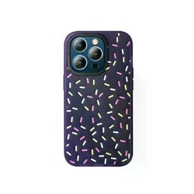 Fuchsia İphone 14 Pro Max Uyumlu Hbc-222 Bern Derin Mor Kılıf