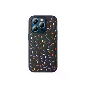Fuchsia İphone 14 Pro Max Uyumlu Hbc-222 Bern Gri Kılıf