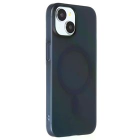 Fuchsia İphone 15 İle Uyumlu Plus Tuna Lacivert Pc Slim Kablosuz Şarj Özellikli Kapak