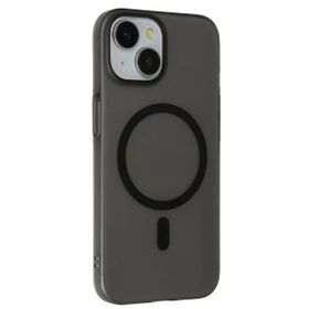 Fuchsia İphone 15 İle Uyumlu Plus Tuna Siyah Pc Slim Kablosuz Şarj Özellikli Kapak