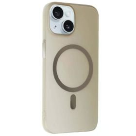 Fuchsia İphone 15 İle Uyumlu Plus Tuna Titan Gri Pc Slim Kablosuz Şarj Özellikli Kapak