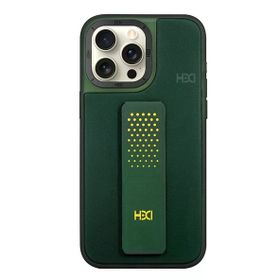 Fuchsia İphone 15 Pro İle Uyumlu Hbc-239 Colombo Koyu Yeşil Standlı Kapak