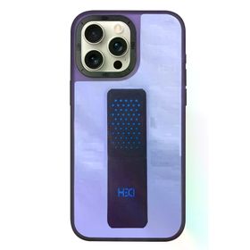Fuchsia İphone 15 Pro İle Uyumlu Hbc-239 Colombo Mor Standlı Kapak
