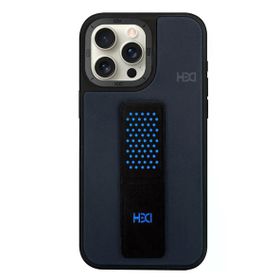 Fuchsia İphone 15 Pro İle Uyumlu Hbc-239 Colombo Siyah Standlı Kapak