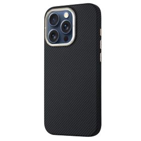 Fuchsia İphone 15 Pro İle Uyumlu Hbc-263 Monaco Siyah Kapak