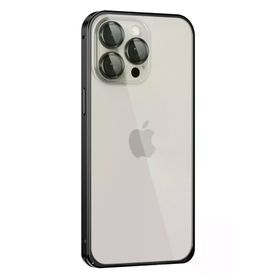 Fuchsia İphone 15 Pro İle Uyumlu Metal Bumper Siyah Mat Kapak