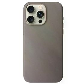 Fuchsia İphone 15 Pro Max İle Uyumlu Hbc-242 Dividing Titan Gri Kablosuz Şarj Özellikli Kapak
