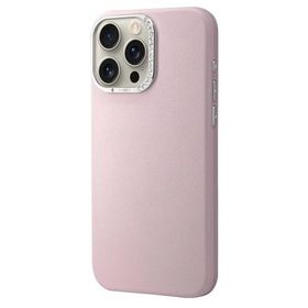 Fuchsia İphone 15 Pro Max İle Uyumlu Hbc-255 Viyana Pembe Kapak