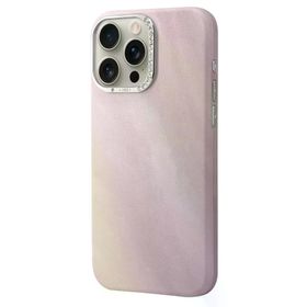 Fuchsia İphone 15 Pro Max İle Uyumlu Hbc-255 Viyana Pembe Kapak