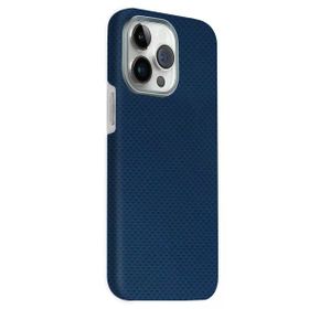 Fuchsia İphone 15 Pro Max İle Uyumlu Volt Mavi Kablosuz Şarj Özellikli Kapak