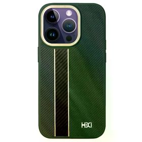 Fuchsia İphone 15 Pro Max Uyumlu Hbc-163 Times Koyu Yeşil Kılıf