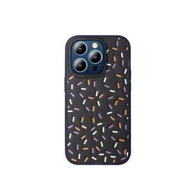 Fuchsia İphone 15 Pro Max Uyumlu Hbc-222 Bern Gri Kılıf