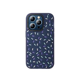 Fuchsia İphone 15 Pro Max Uyumlu Hbc-222 Bern Lacivert Kılıf