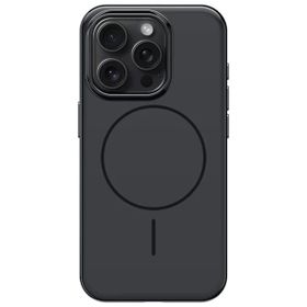 Fuchsia İphone 15 Pro Max Uyumlu Hbc-300 Beat Siyah Kablosuz Şarj Özellikli Kılıf