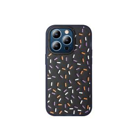 Fuchsia İphone 15 Pro Uyumlu Hbc-222 Bern Gri Kılıf