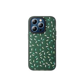 Fuchsia İphone 15 Pro Uyumlu Hbc-222 Bern Koyu Yeşil Kılıf