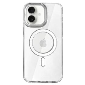 Fuchsia İphone 16 İle Uyumlu Hbc-274 Pc 2.0 Şeffaf Kablosuz Şarj Özellikli Kapak