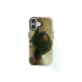 Fuchsia İphone 16 İle Uyumlu Phantom Siyah Kablosuz Şarj Özellikli Kapak