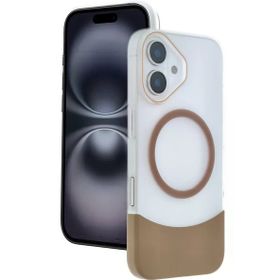 Fuchsia İphone 16 İle Uyumlu Velar Çöl Titanyum Kablosuz Şarj Özellikli Kapak