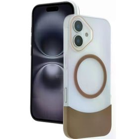 Fuchsia İphone 16 İle Uyumlu Velar Çöl Titanyum Kablosuz Şarj Özellikli Kapak