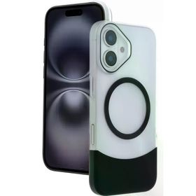 Fuchsia İphone 16 İle Uyumlu Velar Siyah Kablosuz Şarj Özellikli Kapak
